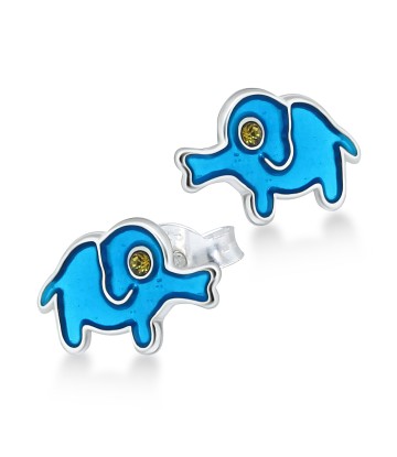 Kids Stud Earring Joyful Elephant STE-319